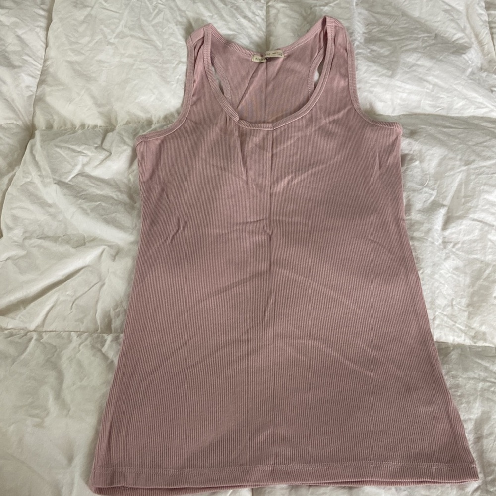 Basic Pink Razor Back Tank - Picture 3 of 4